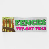 Fence Installation Servicesバナー 横断幕 (横)