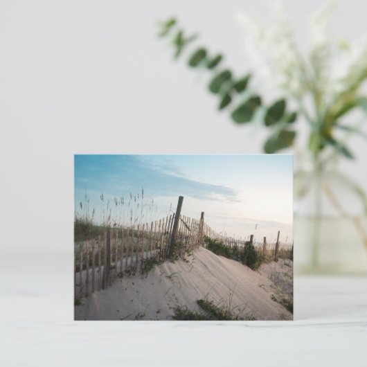 Fence on Myrtle Beach ポストカード (スタンド正面)