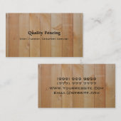 Fence Photo Business Card 名刺 (正面/裏面)