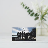 FenceBusinessカードテンプレートの西部のカウボーイ 名刺 (スタンド正面)