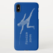 Fencer用スリムフォンケース – 光沢 iPhoneケース (裏面)