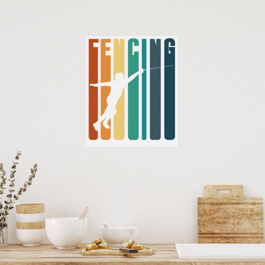 Fencing ポスター (キッチン)