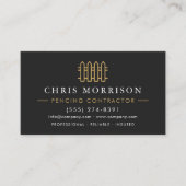 Fencing Contractor 名刺 (正面)