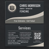 Fencing Fence Builder QR Code 名刺