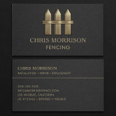 Fencing Professional Business Card 名刺