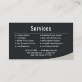 Fencing Services 名刺 (裏面)