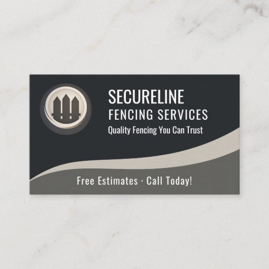 Fencing Services 名刺 (正面)