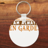 Fencing Sportsman Foil, Saber, Epee Competition Gi キーホルダー (正面)