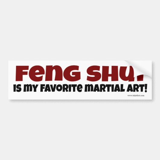 Feng Shui for Auto バンパーステッカー (正面)