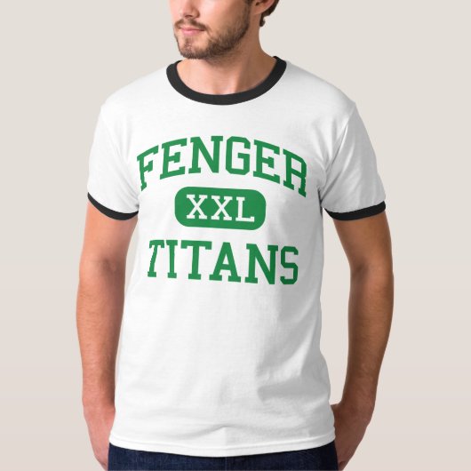 Fenger -タイタン-高等学校-シカゴイリノイ tシャツ (正面)