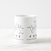 Fenneペプチド名mug コーヒーマグカップ (中央)