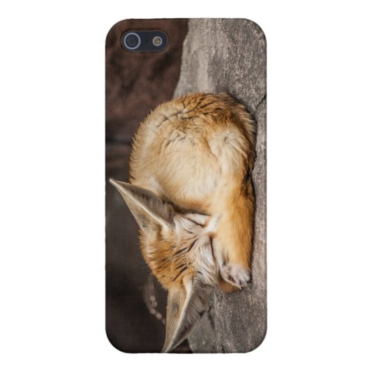 Fennecのかわいいキツネ iPhoneケース (裏面)