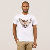 FennecのキツネのTシャツ Tシャツ (正面フル)