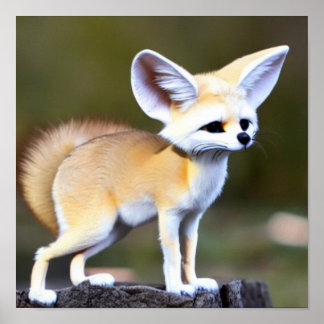 Fennecキツネポスター1 ポスター