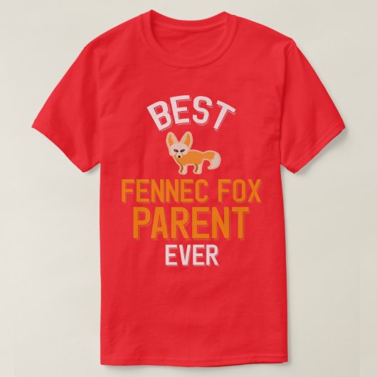Fennec Fo Lover 最高の Fennec For Parent Ever Premium Tシャツ (デザイン正面)