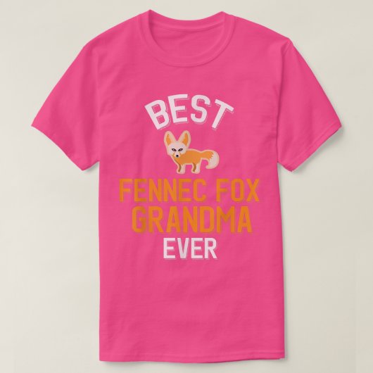 Fennec Fo Lover Fennec Fo Granda 最高の EverのFennec Tシャツ (デザイン正面)