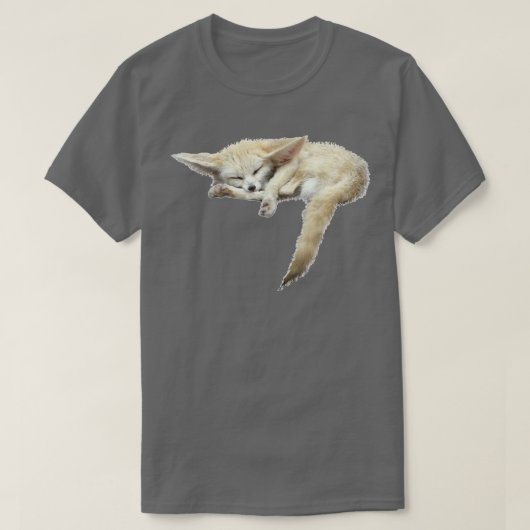 Fennec Fo Sleeping Fo 1185 Tシャツ (デザイン正面)