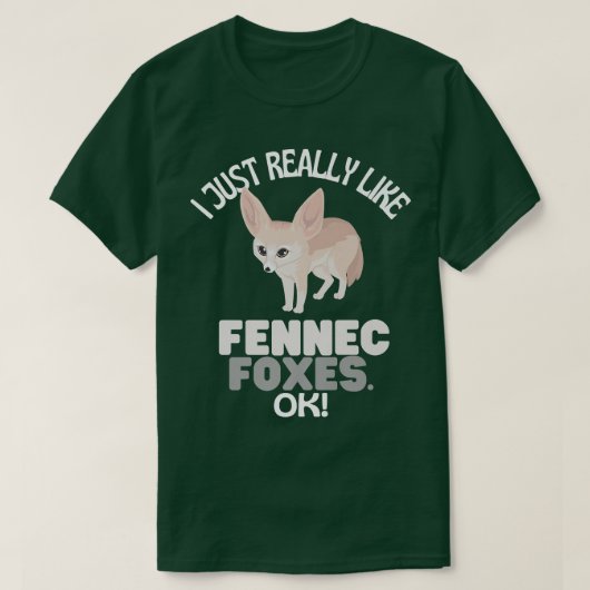 Fennec Foes Ok Fennec For Umousが大好き Tシャツ (デザイン正面)