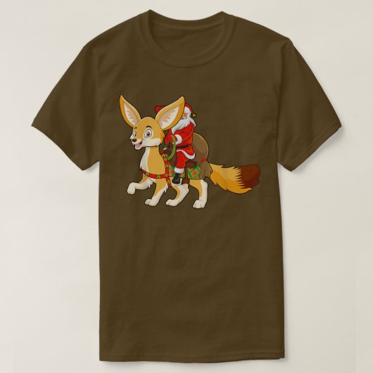 Fennec For Lover Santa Riding Fennec For Chris Tシャツ (デザイン正面)