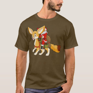 Fennec For Lover Santa Riding Fennec For Chris Tシャツ