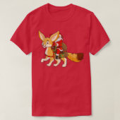 Fennec For Lover Santa Riding Fennec For Chris Tシャツ (デザイン正面)