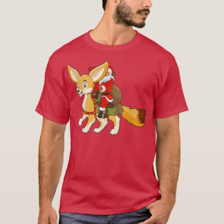 Fennec For Lover Santa Riding Fennec For Chris Tシャツ