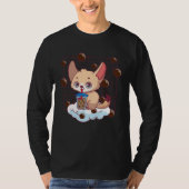 Fennec Fox Bubble Tea Fennec Fox  Fennec Foxes Tシャツ (正面)