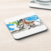 Fennec fox cute コースター (左側)