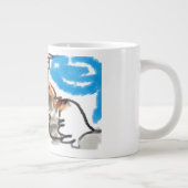 Fennec fox cute ジャンボコーヒーマグカップ (右)