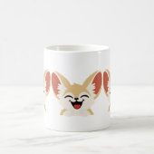 Fennec Fox Mug, Funny Fennec Fox Gift コーヒーマグカップ (中央)