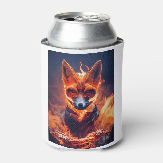 Fennec Fox on Fire 缶クーラー (缶正面)