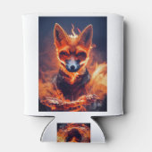 Fennec Fox on Fire 缶クーラー (裏面)