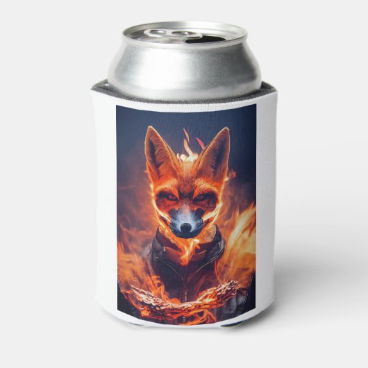 Fennec Fox on Fire 缶クーラー (缶裏面)