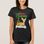 Fennec Fox   Xmas Decorations Santa Fennec Fox Chr Tシャツ (正面)