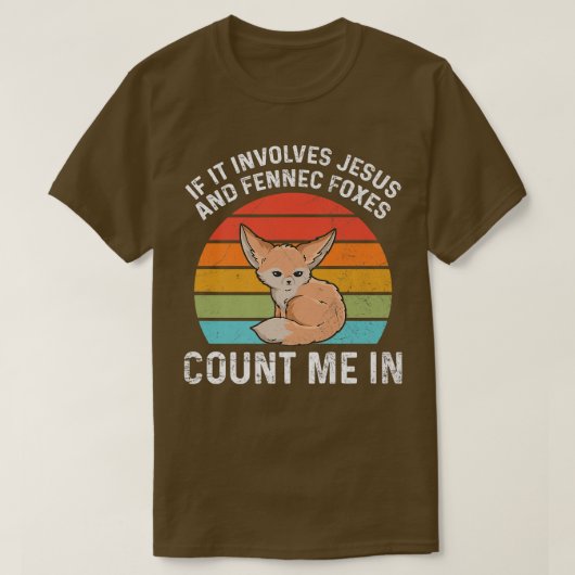 Fennec VienデザインのためのFennec Fan Premium 126 Tシャツ (デザイン正面)