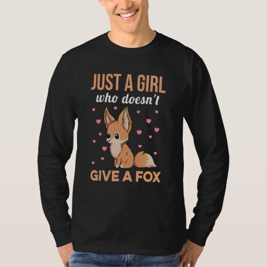 Fennec Vixen引用文(Fennecキツネ専門家) Tシャツ (正面)