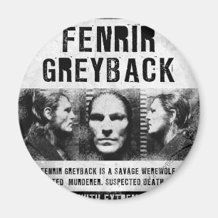 Fenrir Greyback指名手配ポスター マグネット
