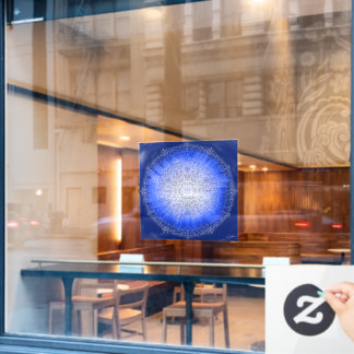 Fensteraufkleber Seelenspiegel blau ウィンドウサイン