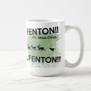 Fenton -イエス・キリスト!! Fenton犬のマグ コーヒーマグカップ