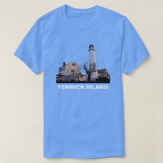 FENWICK ISLANDライトTシャツ Tシャツ (デザイン正面)