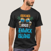 Fenwick Island Delaware Beaches Vacation Party Mat Tシャツ (正面)