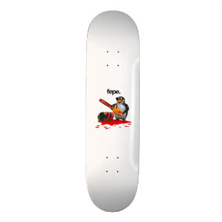 FEPE平らな地球のチェーンソーの地球の殺害者 スケートボード