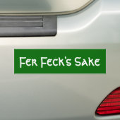 FerのFeckの為 バンパーステッカー (車上)