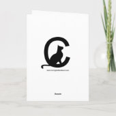 Fera猫の挨拶状 シーズンカード (裏面)