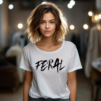 FERAL – 野生と飼い慣れない Tシャツ