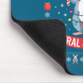 Feral And Festive Ossum Christmas Sweater  マウスパッド (コーナー)