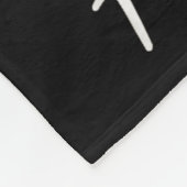 Feral And Festive Raccoon Santa Hat Christmas Ligh フリースブランケット (角)