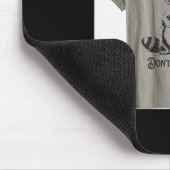 Feral And Pregnant Dont Touch Me Funny Pregnancy H マウスパッド (コーナー)