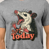 Feral Angry Possum Not Today Typography スウェットシャツ