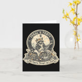 Feral Forty Raccoon Funny 40th Birthday Outfits Wo カード (黄色い花)